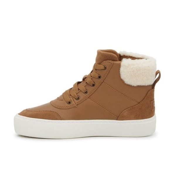 NWOB UGG Women's Brown Cakewalk High-top Sneaker Size 7.5 Chestnut Color - Picture 11 of 12